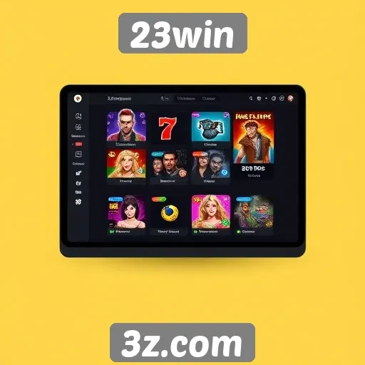 Plataforma 23win e sua interface amigável para usuários